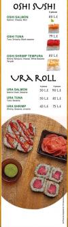 Sashimi Sushi Bar menu Egypt 7